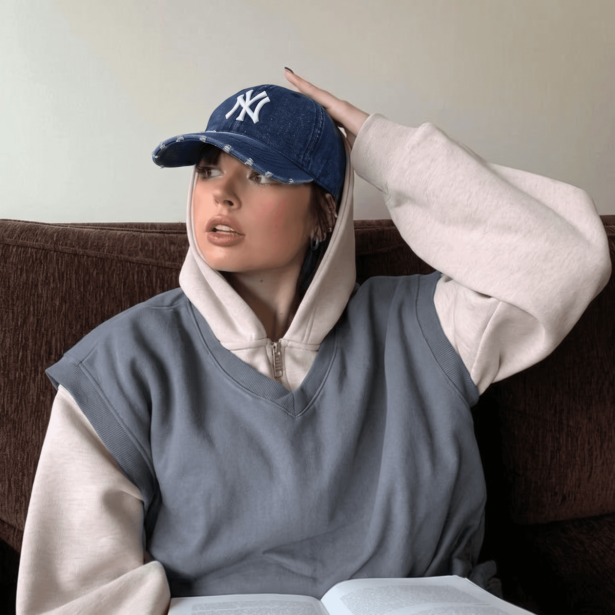 CAPY casquette jeans