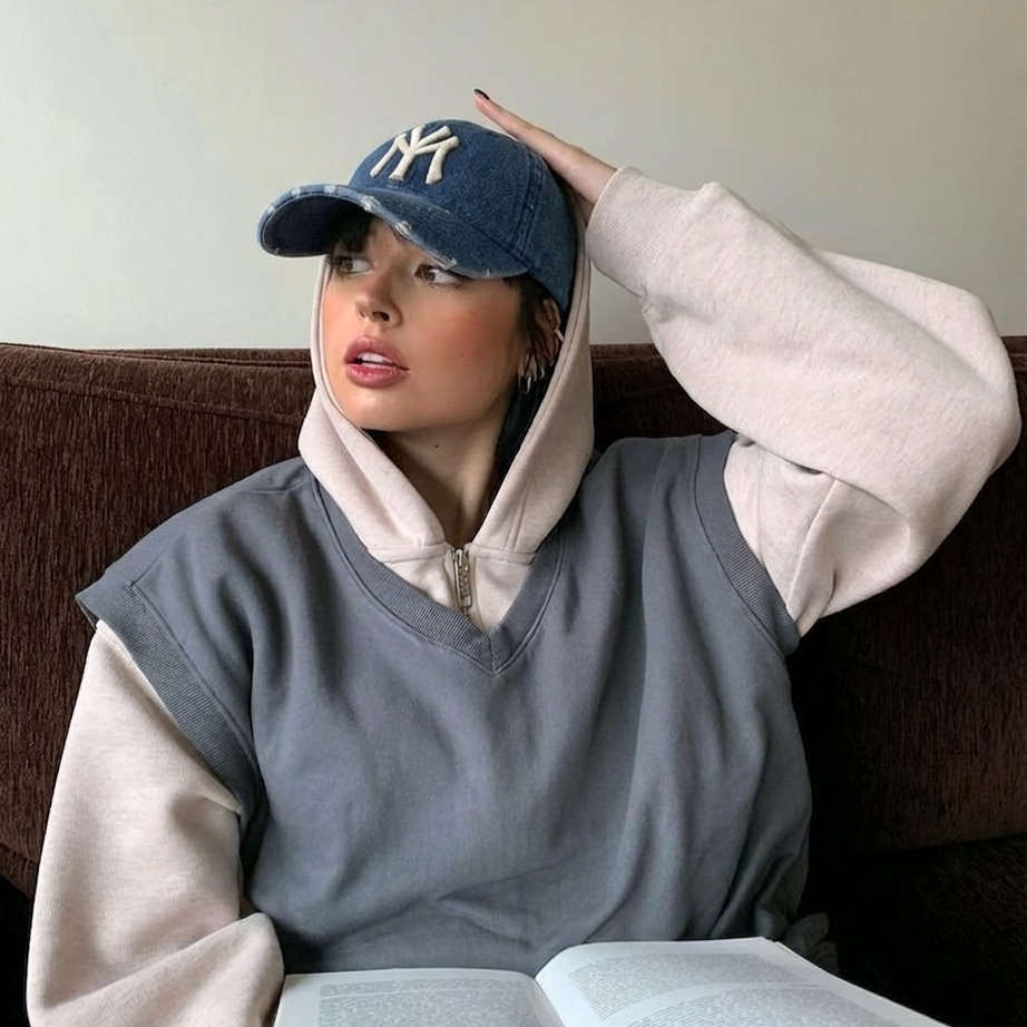 CAPY casquette jeans style rue
